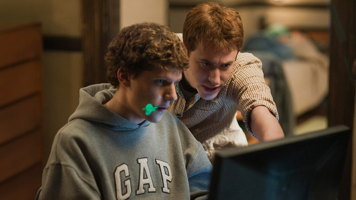Mark Zuckerberg as depicted in The Social Network
