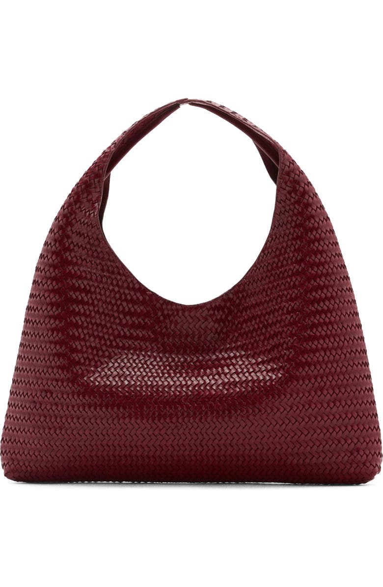 Braided Leather Shoulder Bag