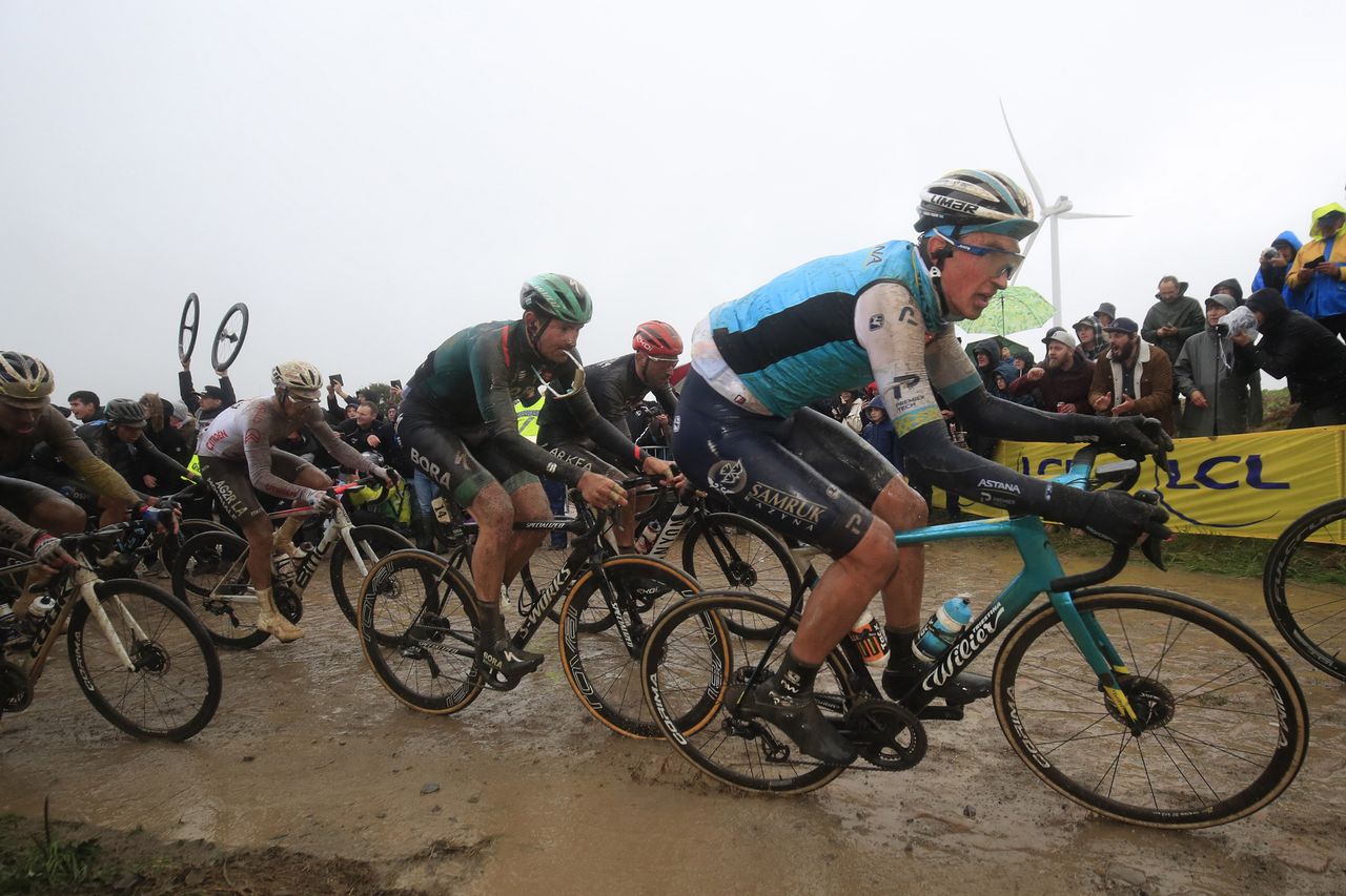 Paris Roubaix 2021 118th Edition Denain Roubaix 2577 km 03102021 Astana Premier Tech photo Luca BettiniBettiniPhoto2021