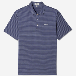 Sunday Red Classic Stripe Polo in blue