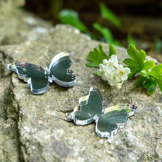 small butterfly mirrors