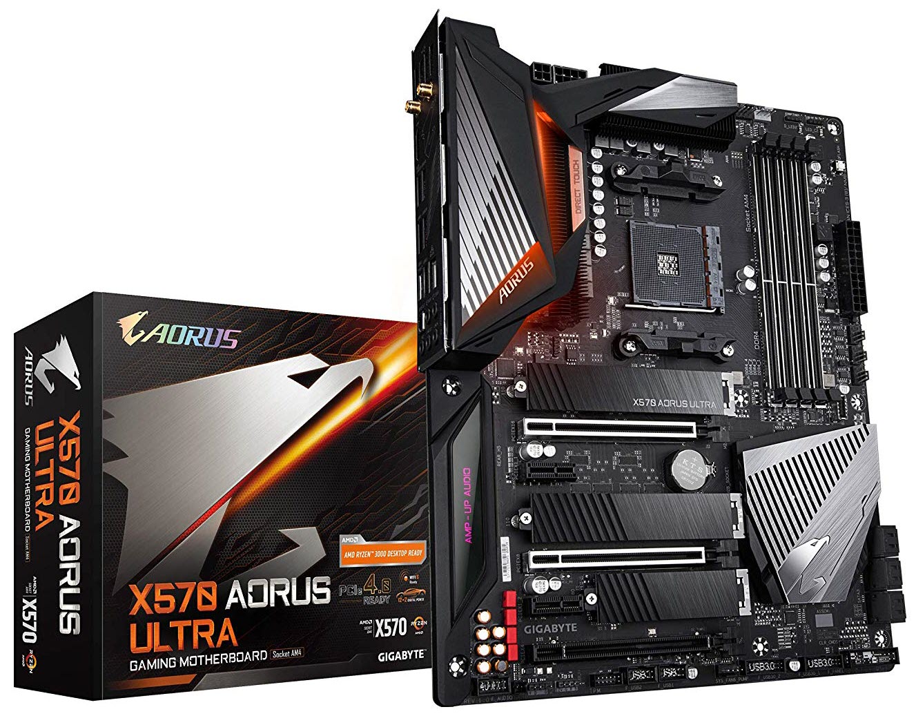 Best Mid-Priced X570 Motherboard: Gigabyte X570 Aorus Ultra