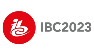IBC 2023 logo which will take place in Amsterdam. 