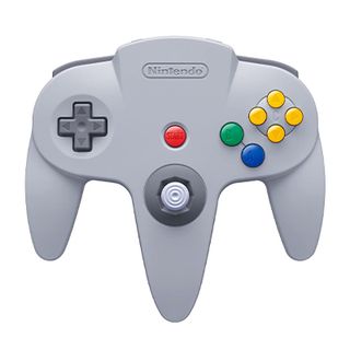 Best retro controller; a photo of the N64 controller by Nintendo