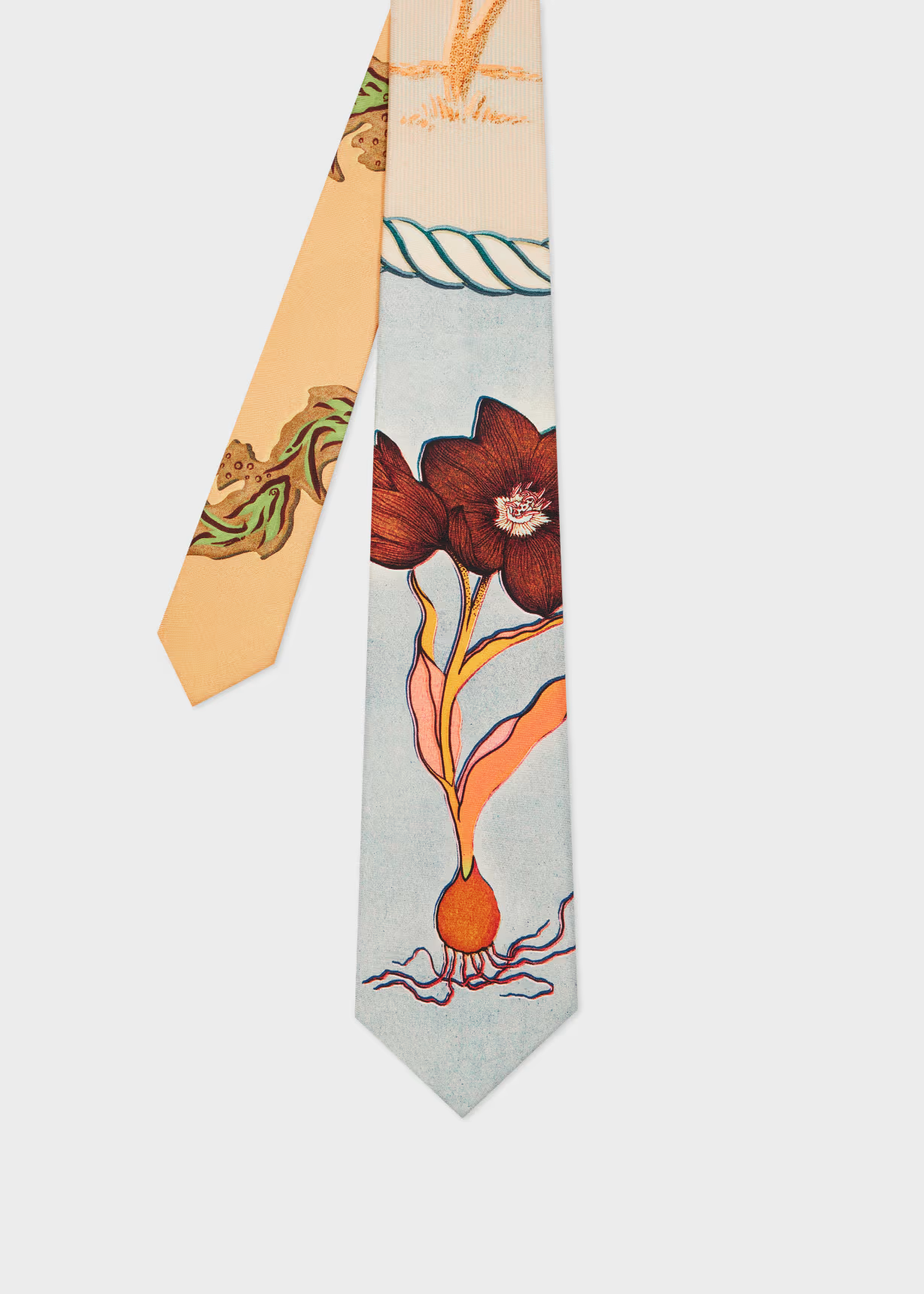 Paul Smith, 'textile' Print Silk Tie