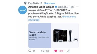 PS5 from Amazon