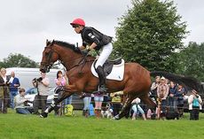 Lucy Jackson and Willy Do at Burghley Horse Trials 2012