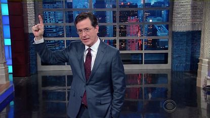 Stephen Colbert catches Scott Kelly up on what happened last year