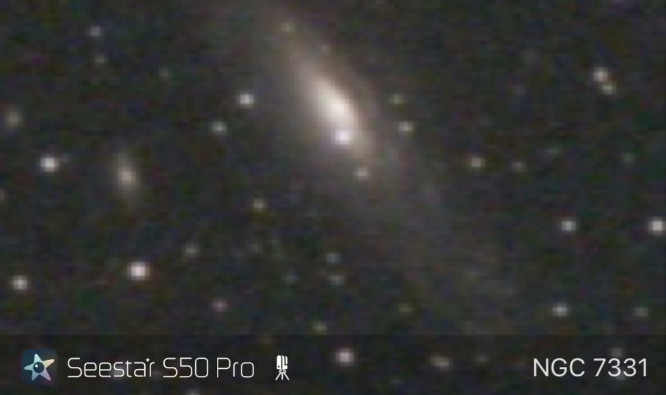 Galaxy NGC 7331, as imaged by the ZWO Seestar S50 Pro.