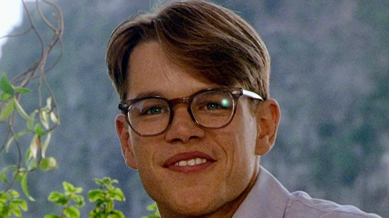 A smiling Matt Damon in The Talented Mr. Ripley