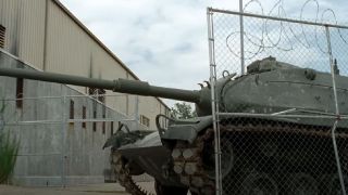 A tank in The Walking Dead.