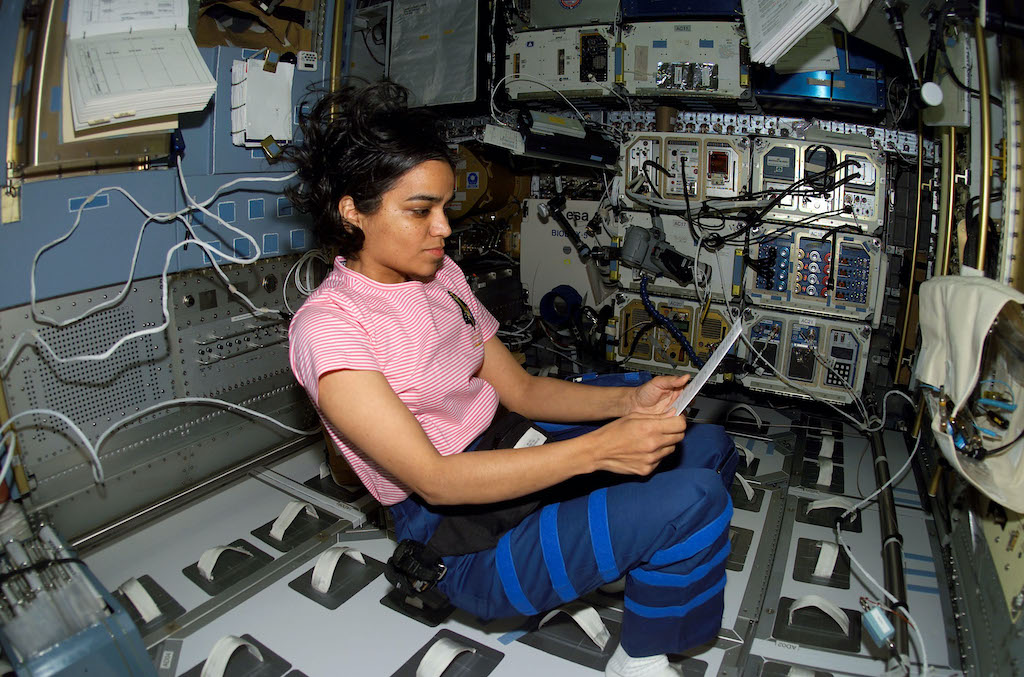 Kalpana Chawla in space