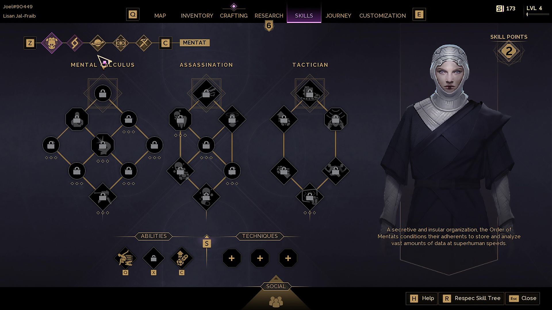 Dune Awakening skills