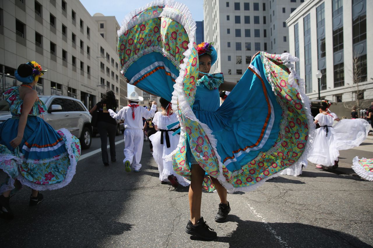 A Cinco de Mayo parade in Denver