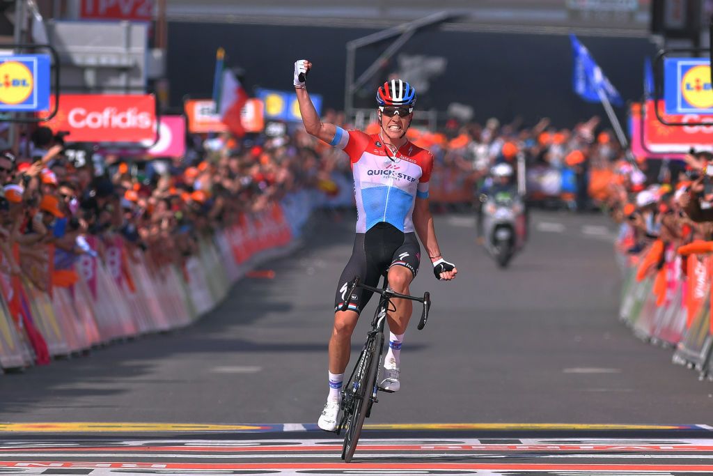 Bob Jungels wins the 2018 Liege-Bastogne-Liege