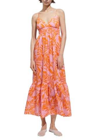 Mango Long Printed Dress (Was $80) 