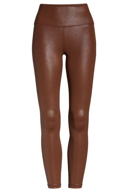 IVL Collective Active Faux-Leather Leggings 