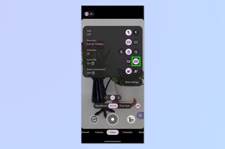 A screenshot showing how to enable 10-bit color video on Android