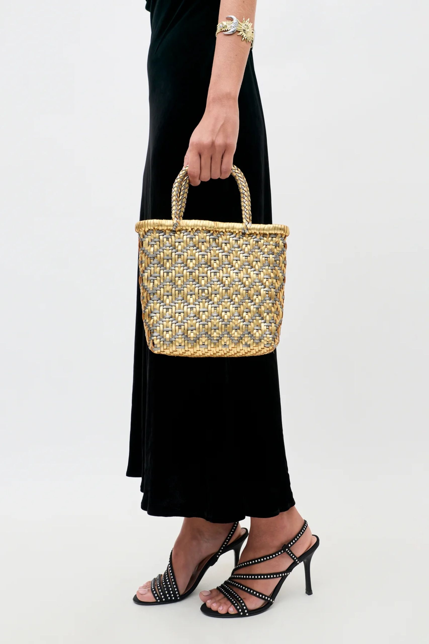 Rixo x Dragon Diffusion Olympia Woven Leather Bag