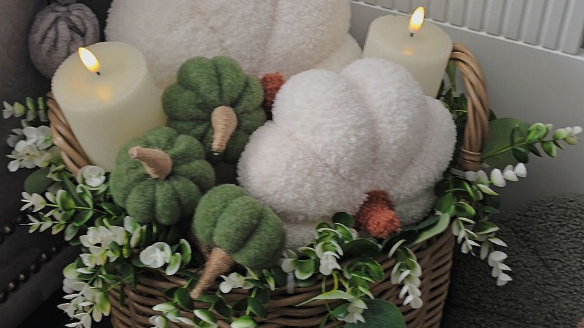 Pumpkin basket DIY