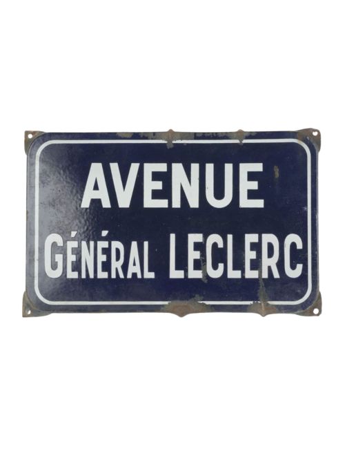 Vintage French Enamel Street Sign 