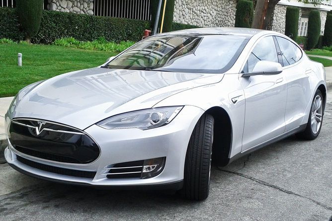 A Tesla Model S