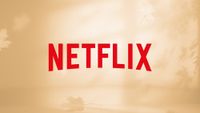 Netflix logo on a fall-themed background