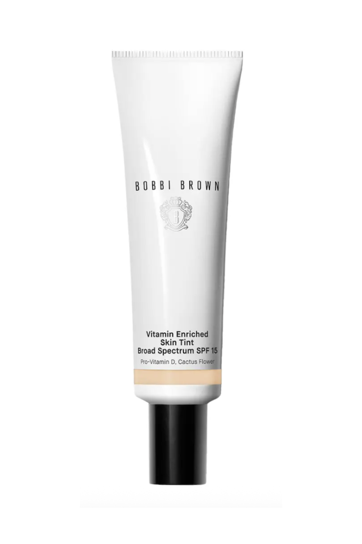 white bobbi brown skin tint bottle