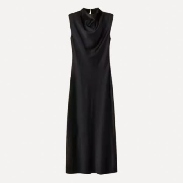 Black Tie Maxi Dress