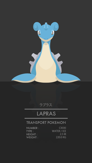 Lapras! Come take me away from this heat!