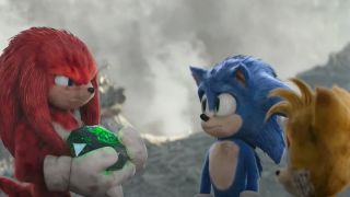 Knuckles, Sonic and Tails in Sonic the Hedgehog 2