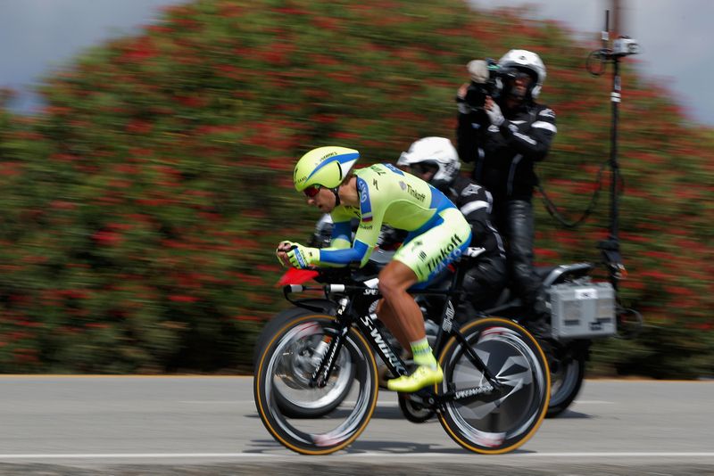 Peter Sagan setting a blistering pace on his way to victory