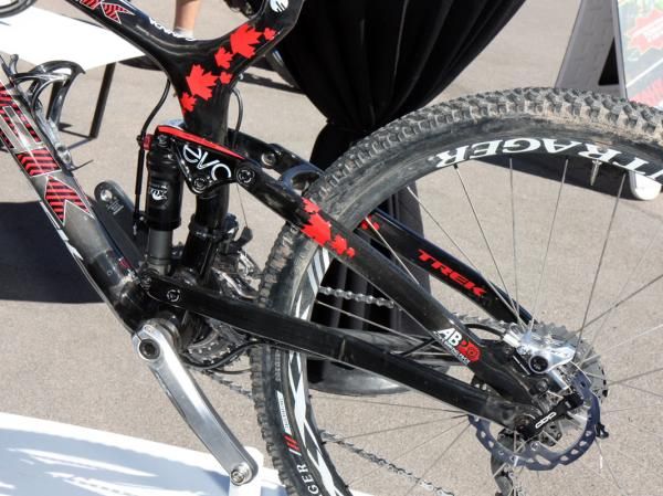 The latest Top Fuel gets carbon fiber chain stays for 2011.