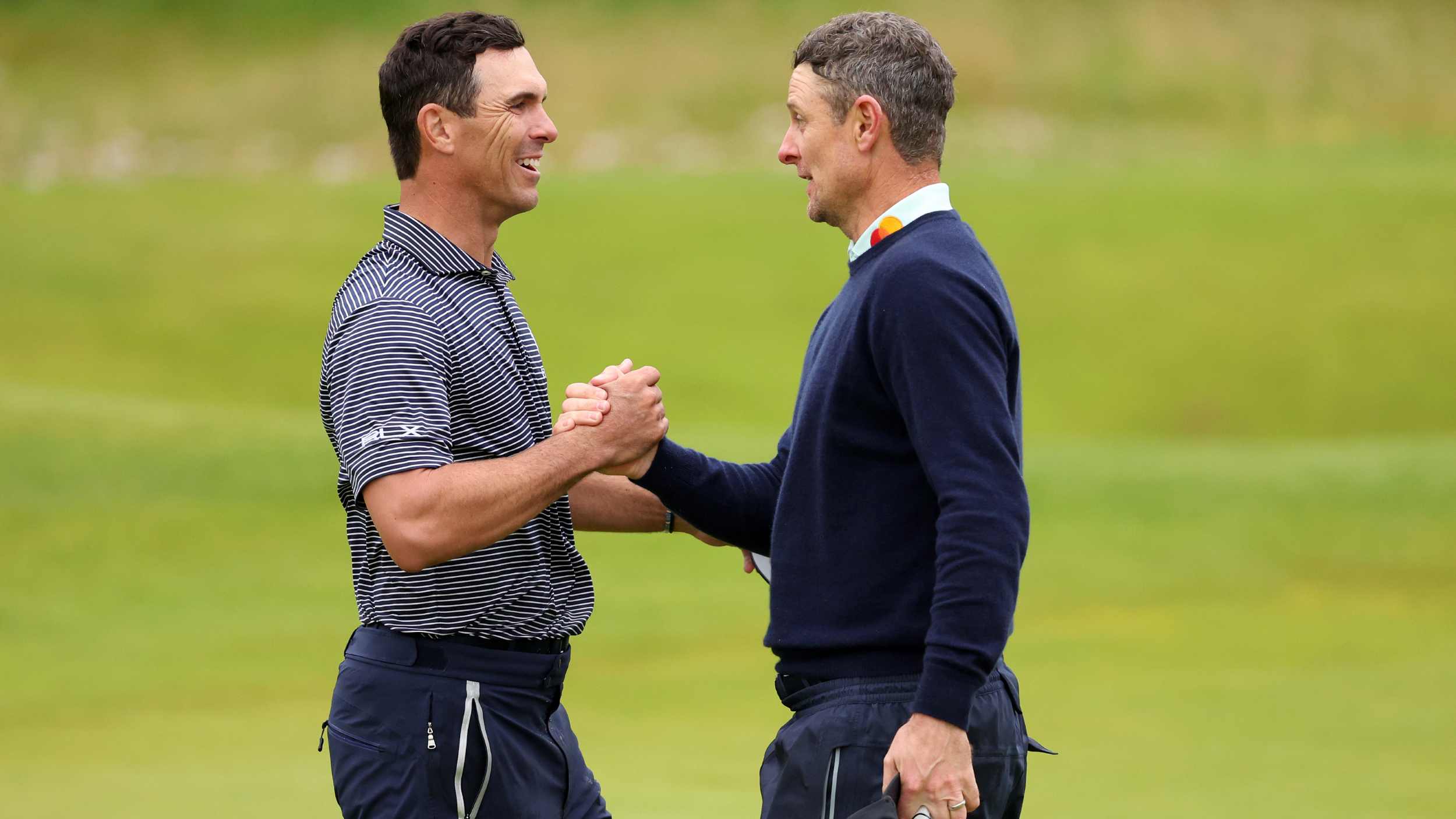 Billy Horschel and Justin Rose at The Open