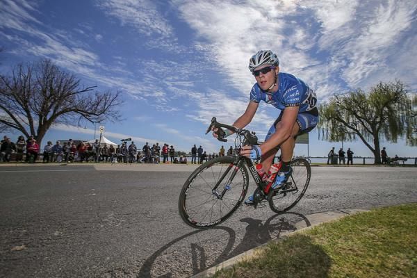 James Hepburn (RBS Morgans - ATS) during the Yarrawonga criterium at the Tour of the Murray River