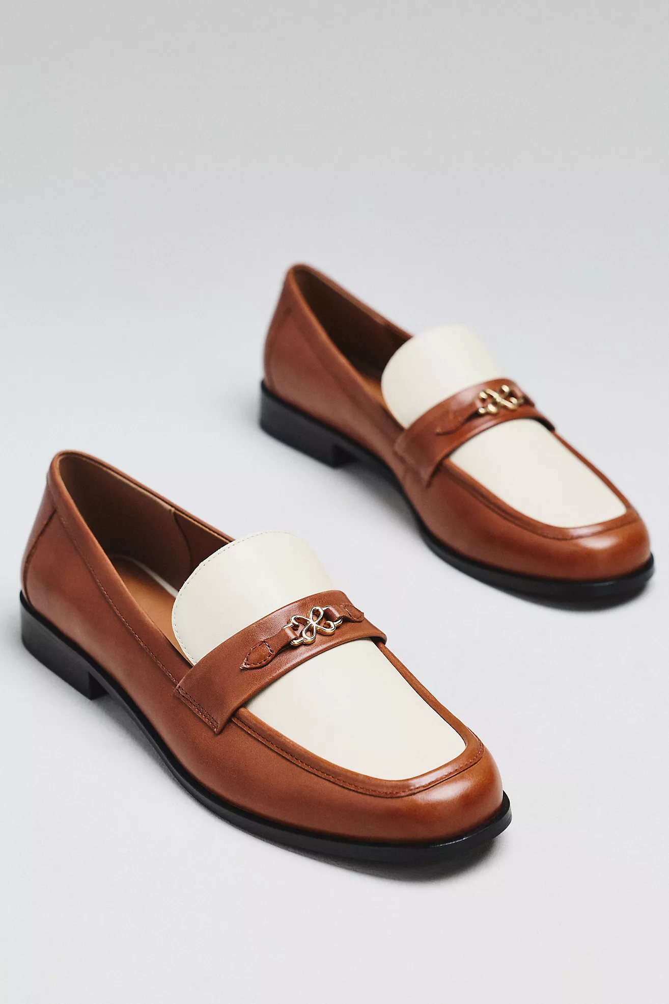 Maeve Colorblock Leather Loafers