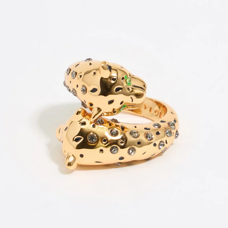 Bimba Y Lola Panther gold ring