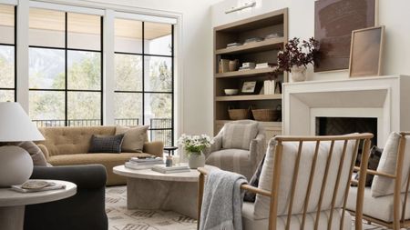 Neutral fall living room