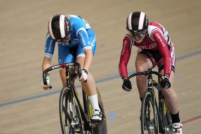 Courtney Field won three national titles with the sprint win capping off the meet