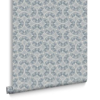 Graham & Brown Hopwood Cottage Duck Egg Wallpaper