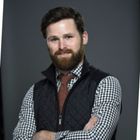 A headshot of Carr Lanphier