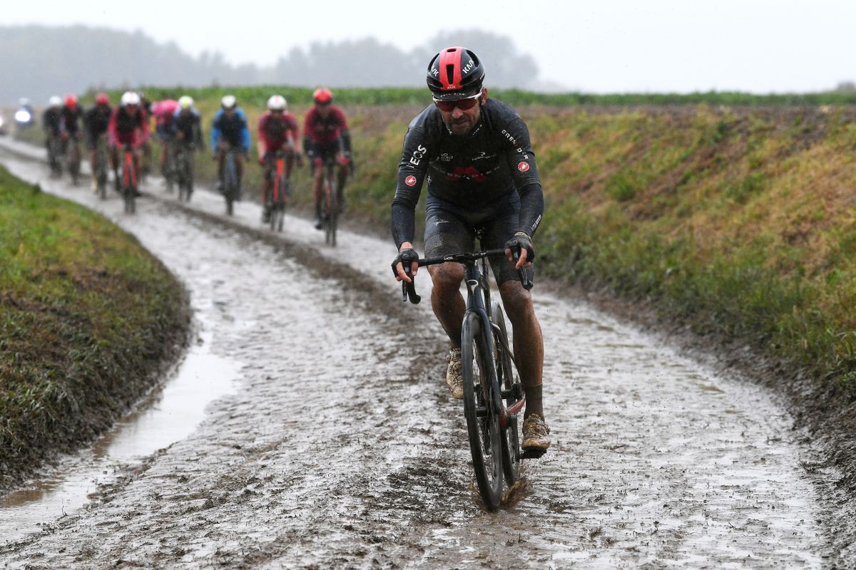 Michal Golas in his final professional race at Paris-Roubaix