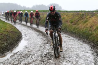 Michal Golas in his final professional race at Paris-Roubaix