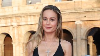 Brie Larson rocked a black dress with a plunging neckline at the Fast X premiere.