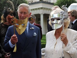 Prince Charles and the Duchess of Cornwall at the Animal Ball