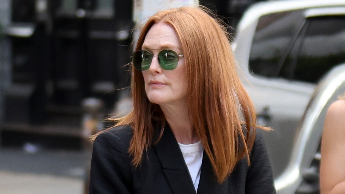 Julianne Moore is seen in Soho on September 20, 2022 
