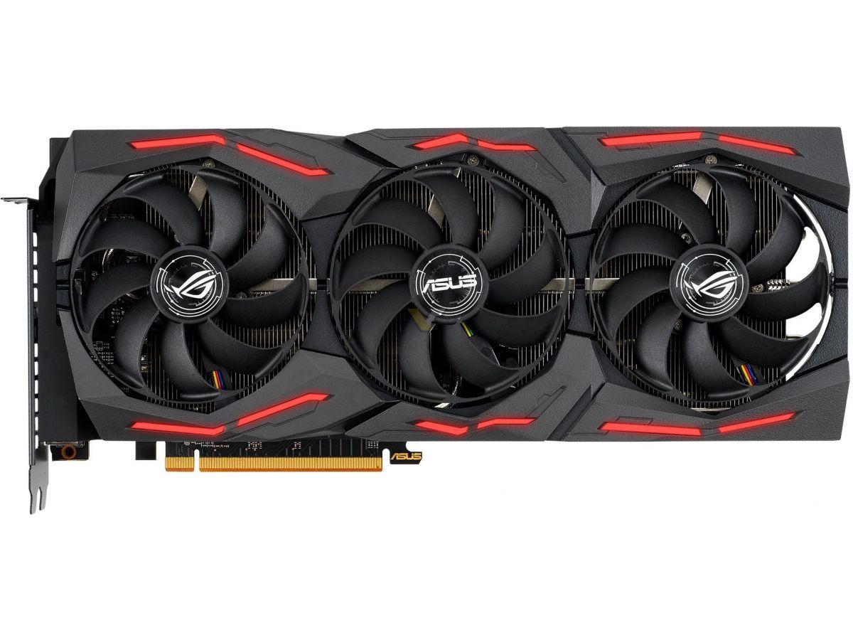 The Asus RX 5600 XT ROG Strix will also have the same VRAM, triple fan design and clock speeds.
