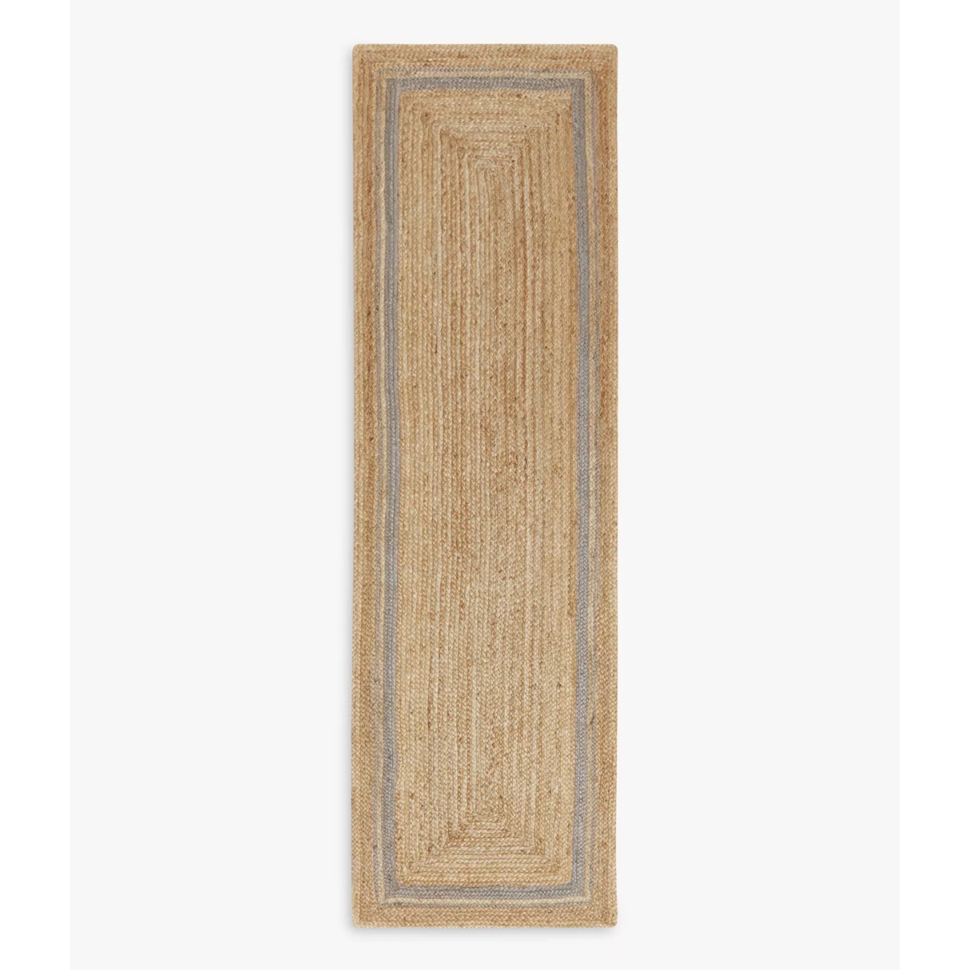 John Lewis Jute Border Runner Rug