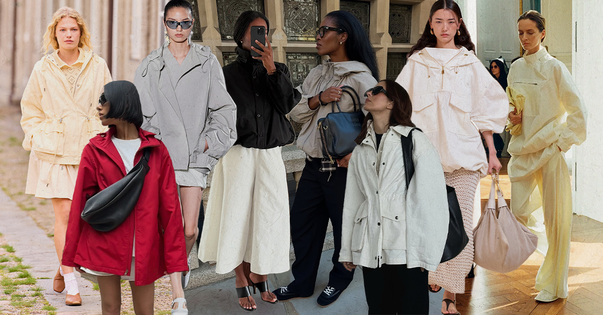 Fashion People are Wearing the Windbreaker Jacket Trend This Fall
