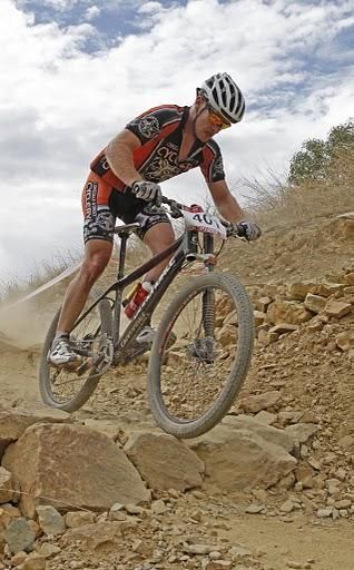 Veteran men's winner James Downing (Lonsdale St Cyclery Canberra)